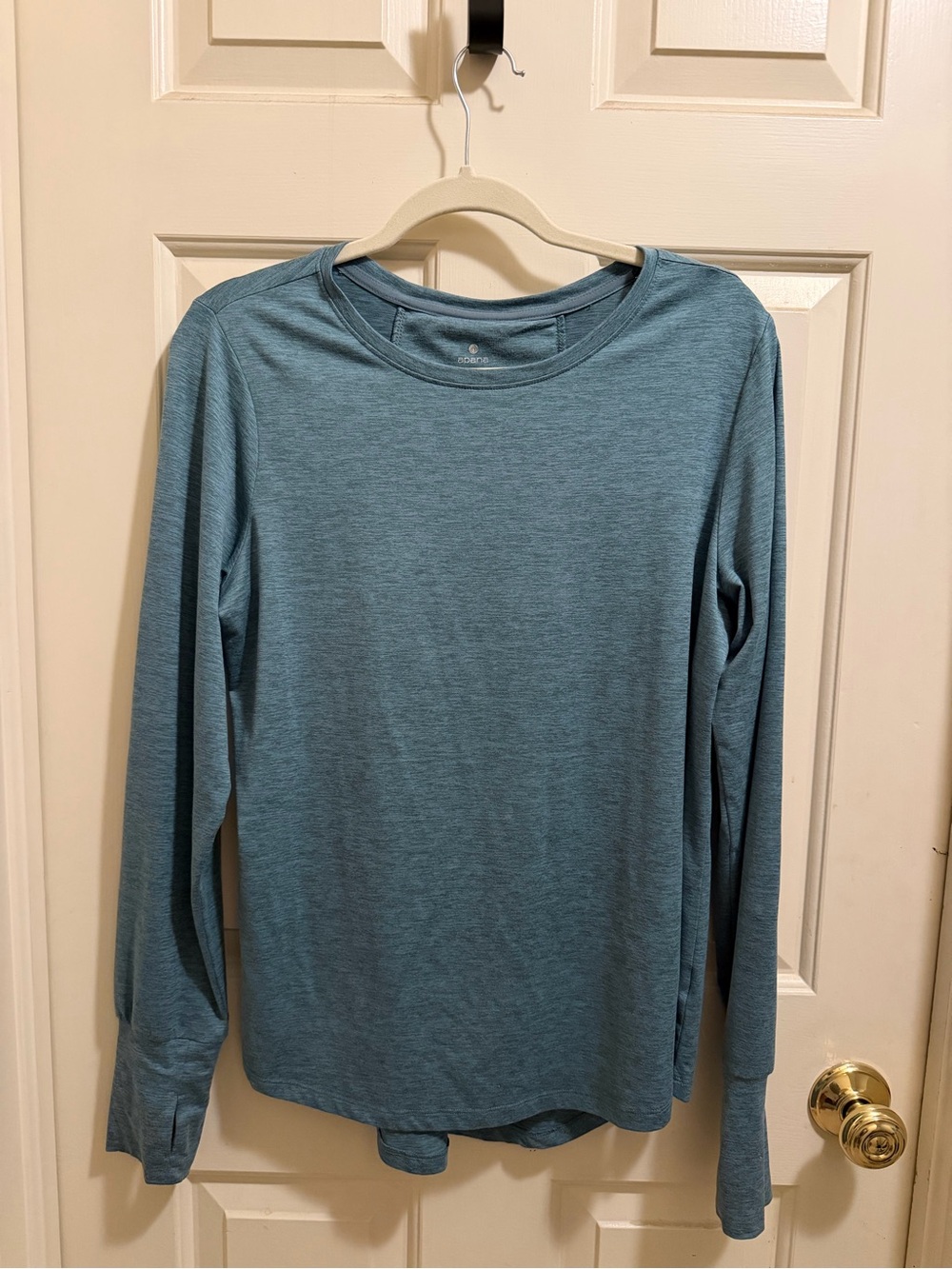 Apana Long Sleeve Tee in Dusty Teal